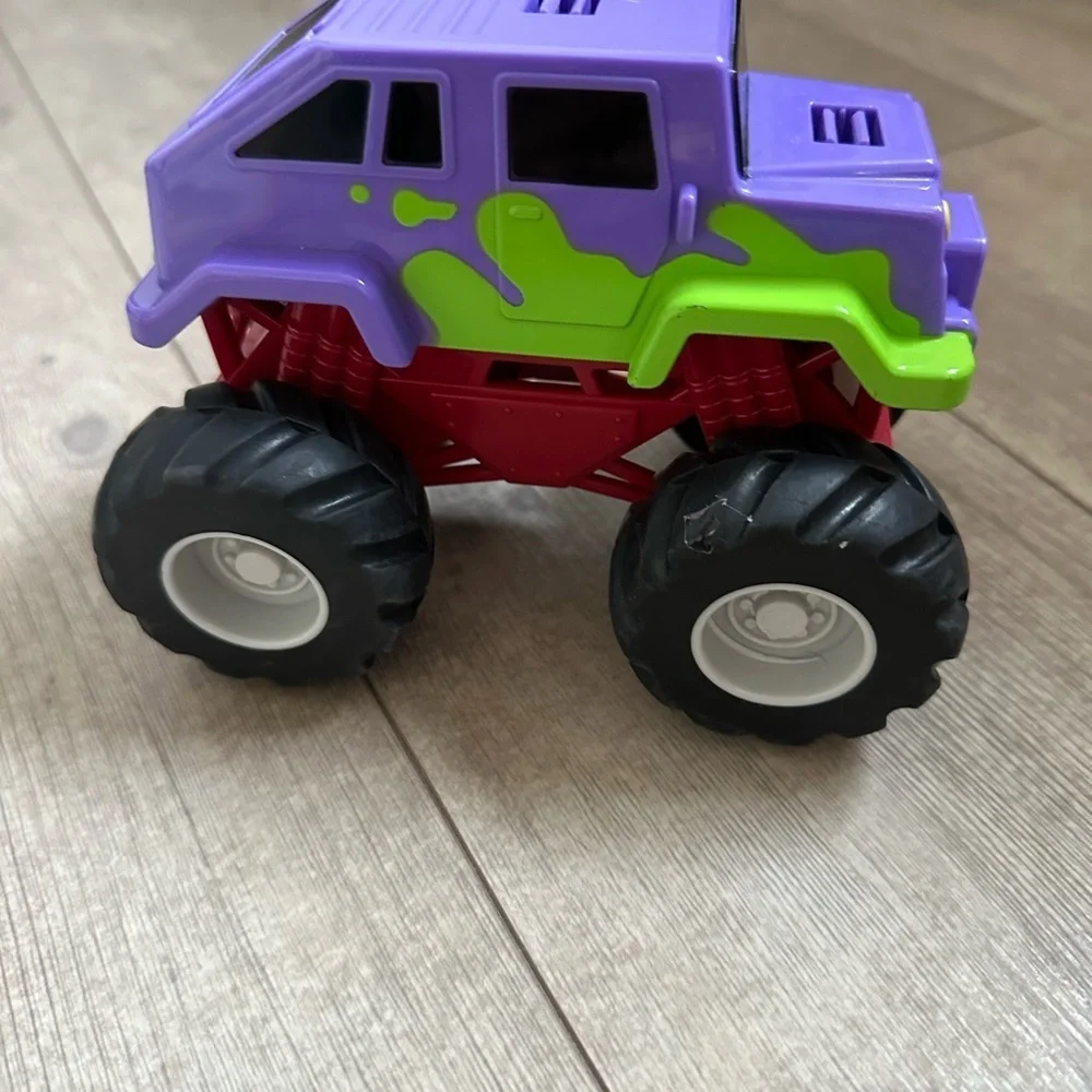 Lakeshore Monster Truck, Friction Flip Car, Red Truck Bundle Kids vehicle toys